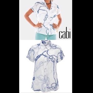 Cabi nautical button down blouse
